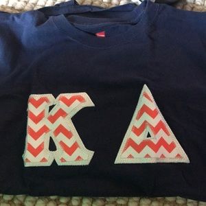 KD Letter Shirt - navy medium